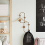 Wallity Ladybug-C Gancho de pared metálico Cobre
